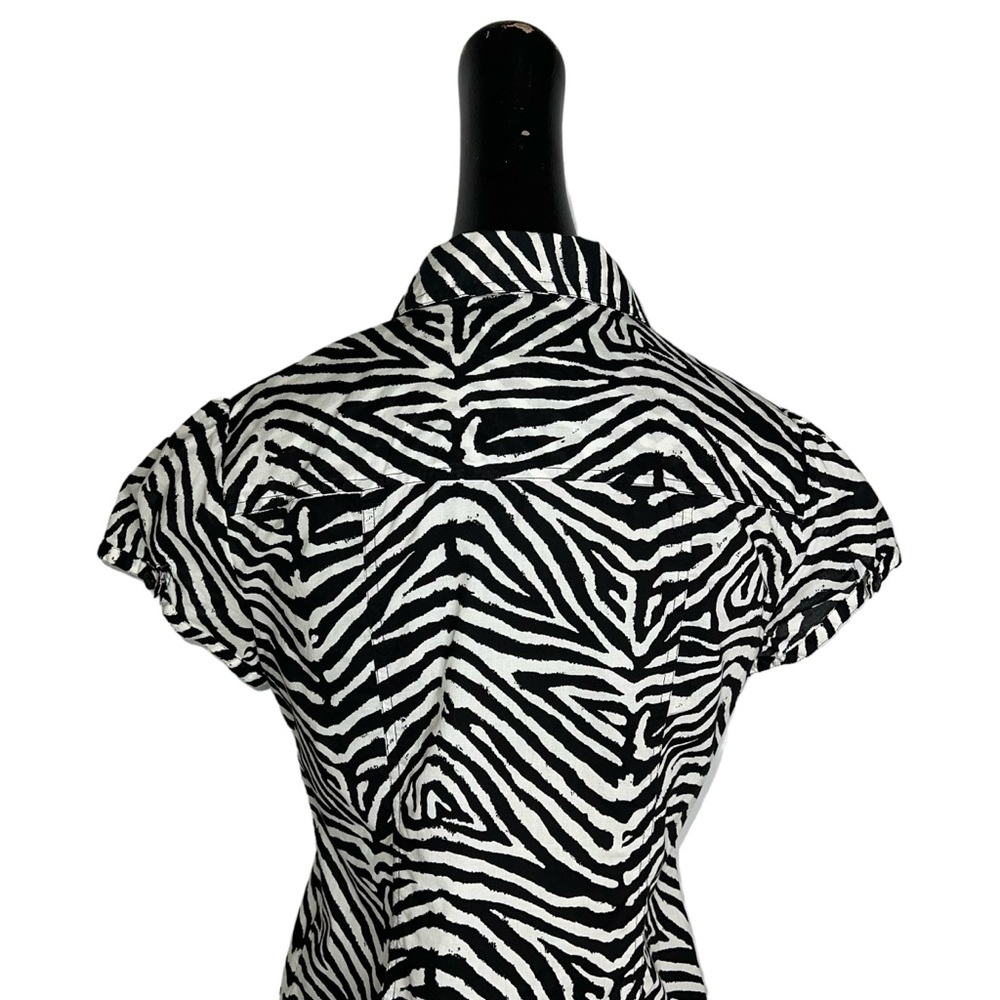 Michael Michael Kors Zebra Print Button Down - image 7